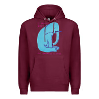 Burgundy i must rest my rampage is over Premium Hoodie - artisFamous