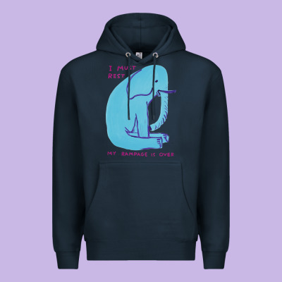 I Must Rest My Rampage Is Over Premium Hoodie Designed By Artisfamous