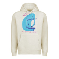 Oatmeal Heather i must rest my rampage is over Premium Hoodie - artisFamous