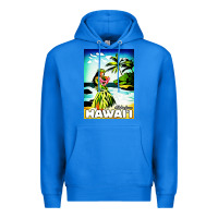 True Royal hawaii hula girl Premium Hoodie - artisFamous
