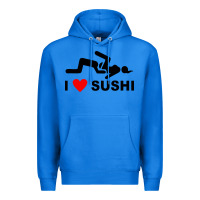 True Royal i love sushi funny Premium Hoodie - artisFamous