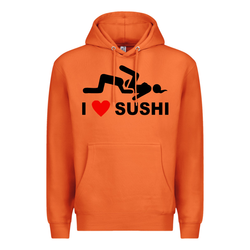 I Love Sushi Funny Premium Hoodie by artisFamous | Teevron