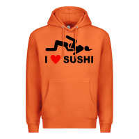 Carrot i love sushi funny Premium Hoodie - artisFamous