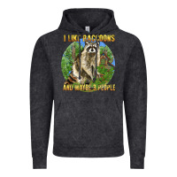 Vintage Black i like raccoons and 3 people Vintage Hoodie - BarkalooDesign