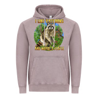 Vintage Zinc i like raccoons and 3 people Vintage Hoodie - BarkalooDesign