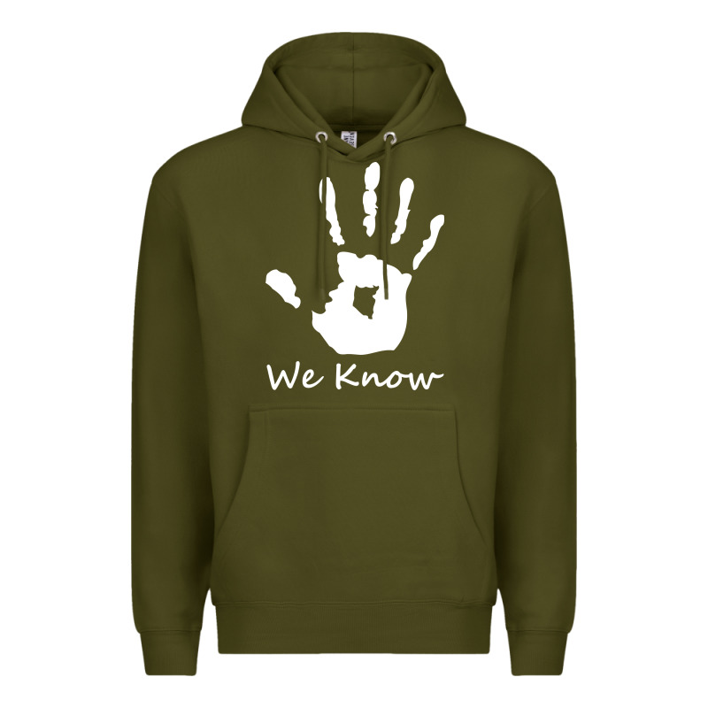 Skyrim Dark Brotherhood We Know Hand Novelty Kids Mens Womens T Shirt Premium Hoodie by artisFamous | Teevron