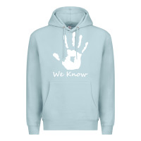 Blue Mist skyrim dark brotherhood we know hand novelty kids mens womens t shirt Premium Hoodie - artisFamous