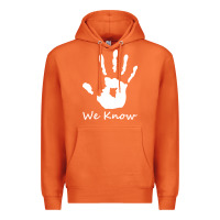 Carrot skyrim dark brotherhood we know hand novelty kids mens womens t shirt Premium Hoodie - artisFamous