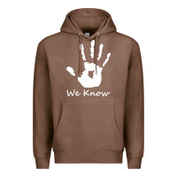 Chestnut skyrim dark brotherhood we know hand novelty kids mens womens t shirt Premium Hoodie - artisFamous