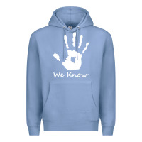 Colony Blue skyrim dark brotherhood we know hand novelty kids mens womens t shirt Premium Hoodie - artisFamous