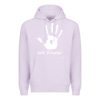 Lilac skyrim dark brotherhood we know hand novelty kids mens womens t shirt Premium Hoodie - artisFamous
