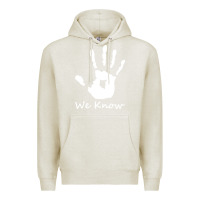 Oatmeal Heather skyrim dark brotherhood we know hand novelty kids mens womens t shirt Premium Hoodie - artisFamous