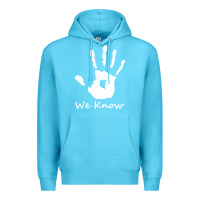 Ocean Blue skyrim dark brotherhood we know hand novelty kids mens womens t shirt Premium Hoodie - artisFamous