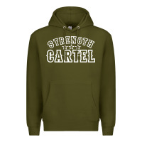 Army Green strength cartel Premium Hoodie - artisFamous