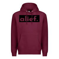 Burgundy alief texas represent Premium Hoodie - artisFamous