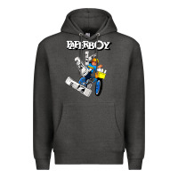 Charcoal Heather paperboy Premium Hoodie - artisFamous