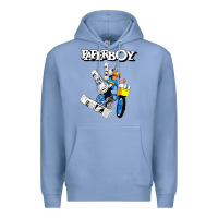 Colony Blue paperboy Premium Hoodie - artisFamous