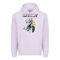 Lilac paperboy Premium Hoodie - artisFamous