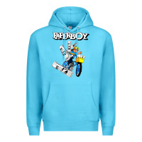 Ocean Blue paperboy Premium Hoodie - artisFamous