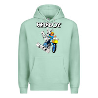 Seafoam paperboy Premium Hoodie - artisFamous
