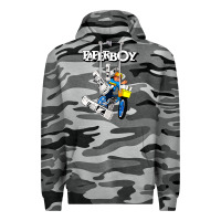 Slate Camo paperboy Premium Hoodie - artisFamous