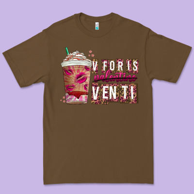 V For Is Valentine Venti Premium Tee Designed By Cowhidedigitalart