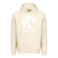 Tofu i love horror movies and my corgi funny corgi Premium Hoodie - artisFamous