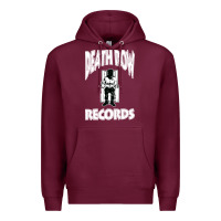 Burgundy death row records Premium Hoodie - artisFamous