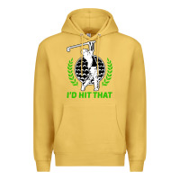 Antique Gold id hit that funny golfing golf Premium Hoodie - artisFamous
