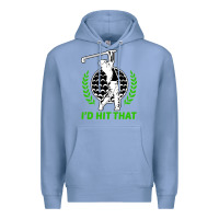 Colony Blue id hit that funny golfing golf Premium Hoodie - artisFamous