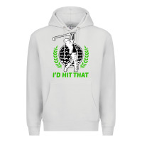 Dove Grey id hit that funny golfing golf Premium Hoodie - artisFamous