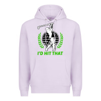Lilac id hit that funny golfing golf Premium Hoodie - artisFamous