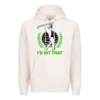 Pale Pink id hit that funny golfing golf Premium Hoodie - artisFamous