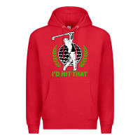 Red id hit that funny golfing golf Premium Hoodie - artisFamous