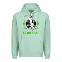 Seafoam id hit that funny golfing golf Premium Hoodie - artisFamous