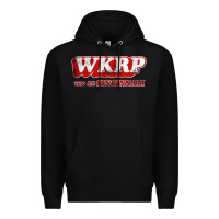 Black wkrp in cincinnati Premium Hoodie - artisFamous
