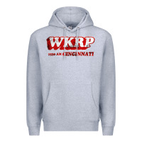 Heather Grey wkrp in cincinnati Premium Hoodie - artisFamous