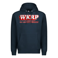 Navy wkrp in cincinnati Premium Hoodie - artisFamous