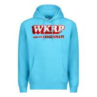 Ocean Blue wkrp in cincinnati Premium Hoodie - artisFamous