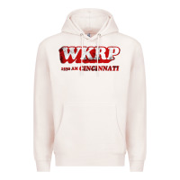 Pale Pink wkrp in cincinnati Premium Hoodie - artisFamous