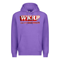 Purple wkrp in cincinnati Premium Hoodie - artisFamous