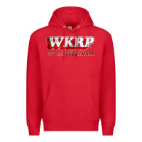 Red wkrp in cincinnati Premium Hoodie - artisFamous