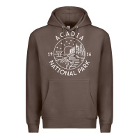 Coffee a.ca.di.a national park 1916 mai.ne bar harbor t sh Premium Hoodie - artisFamous
