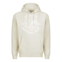 Oatmeal Heather a.ca.di.a national park 1916 mai.ne bar harbor t sh Premium Hoodie - artisFamous