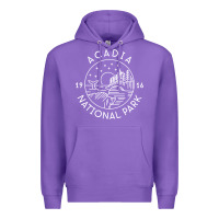 Purple a.ca.di.a national park 1916 mai.ne bar harbor t sh Premium Hoodie - artisFamous