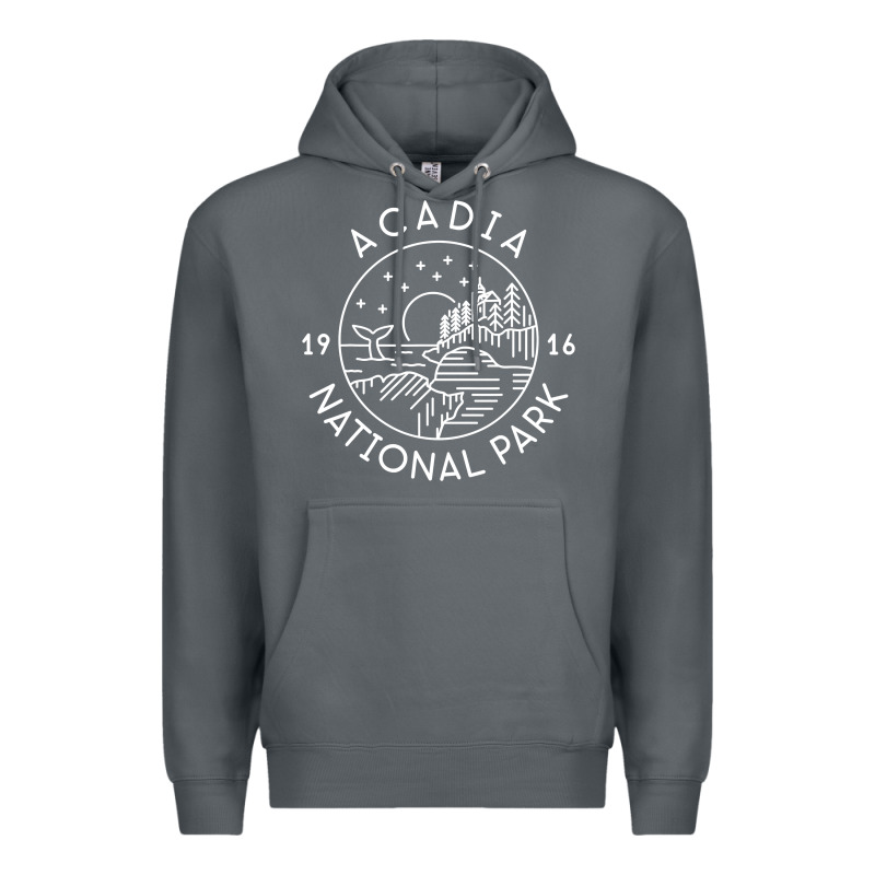 A.ca.di.a National Park 1916 Mai.ne Bar Harbor T Sh Premium Hoodie by artisFamous | Teevron