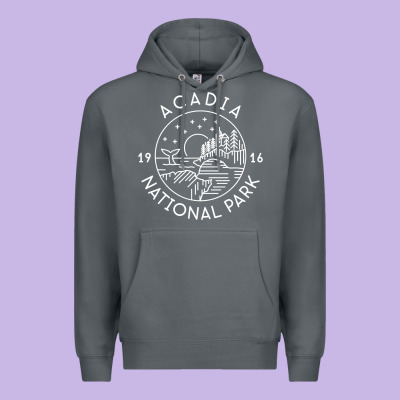 A.ca.di.a National Park 1916 Mai.ne Bar Harbor T Sh Premium Hoodie Designed By Artisfamous