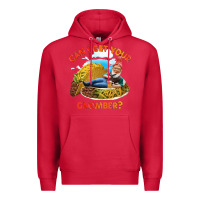Cardinal taco gnome thinks you're cute Premium Hoodie - artisFamous