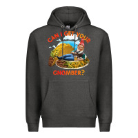 Charcoal Heather taco gnome thinks you're cute Premium Hoodie - artisFamous