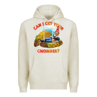 Oatmeal Heather taco gnome thinks you're cute Premium Hoodie - artisFamous